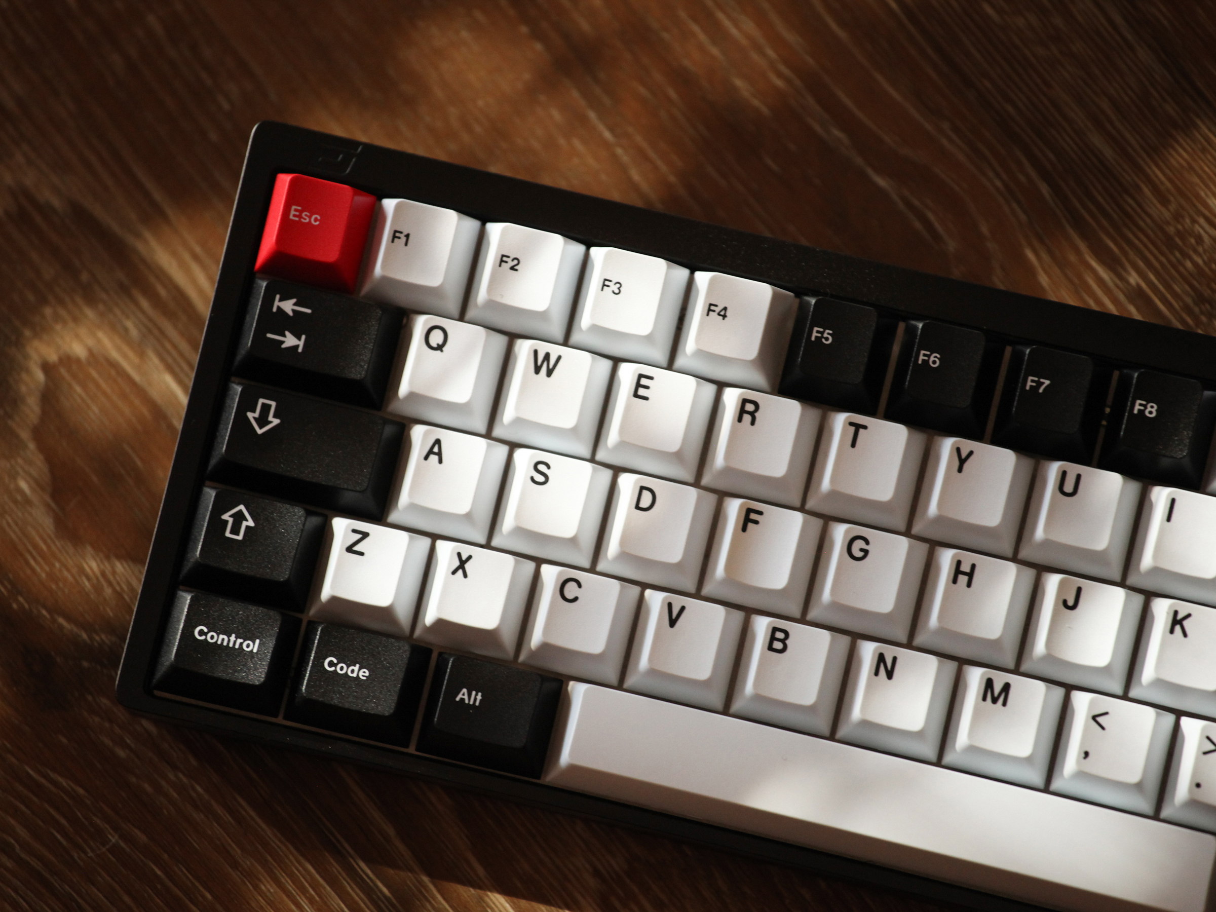 GMK Shaded Keycap Set | Black and Gray Keycaps for Custom Keyboards